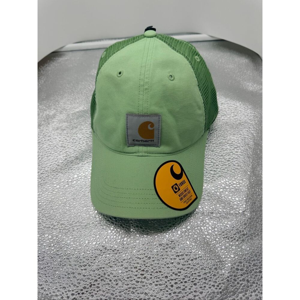 Brand New Carhartt Unisex Moisture Wicking Green Canvas Mesh Combo Cap Hat